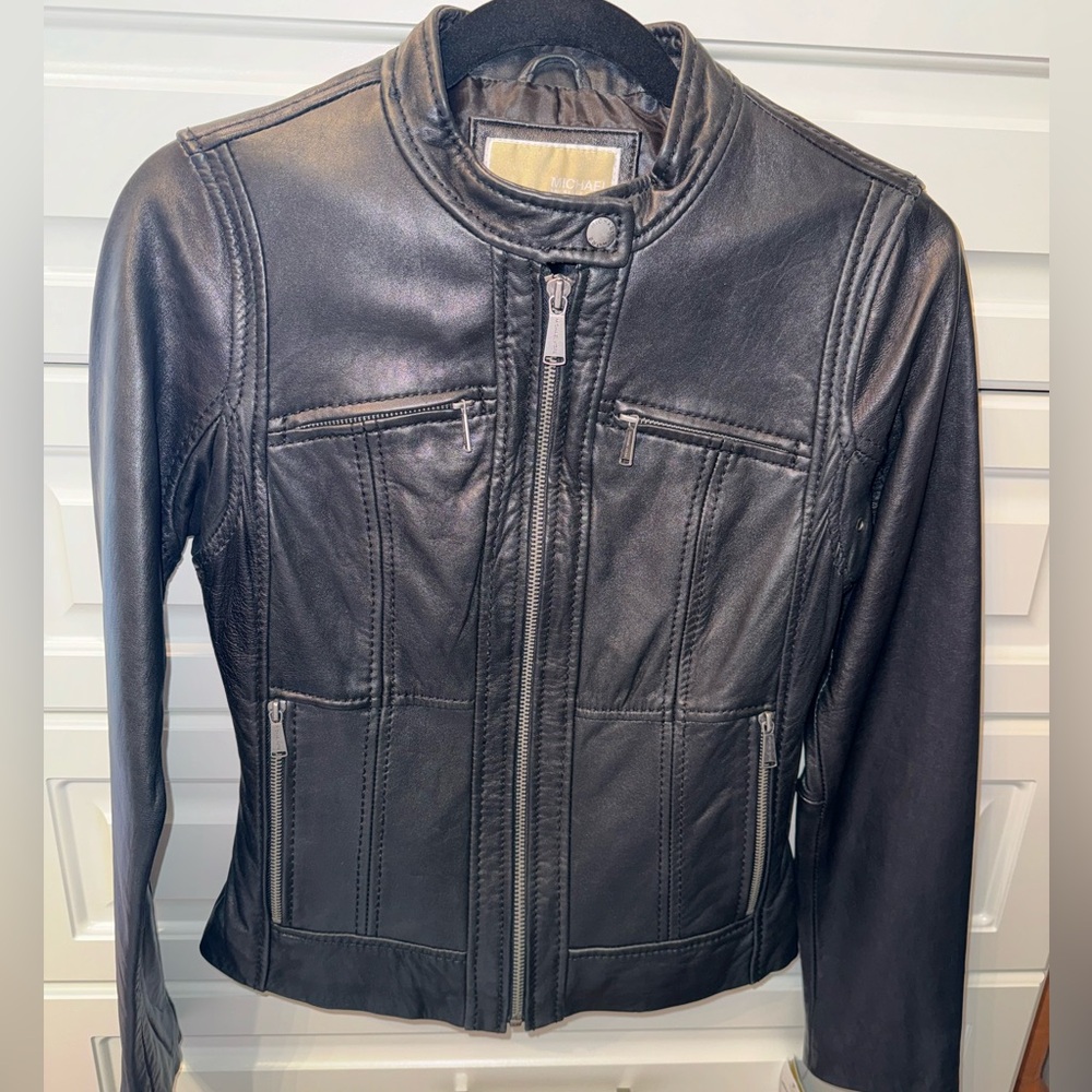 Michael by Michael Kors Leather Jacket